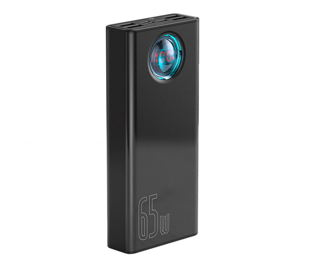 Baseus Amblight 30000mAh, 4xUSB, USB-C, 65W (czarny) - 1140072 - zdjęcie 2
